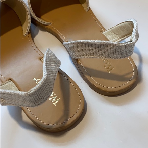 Wanted Brixton White Slip On Flat Sandals New - Picture 4 of 10